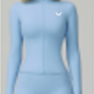 Seamless Zip-Up Sports Jacket